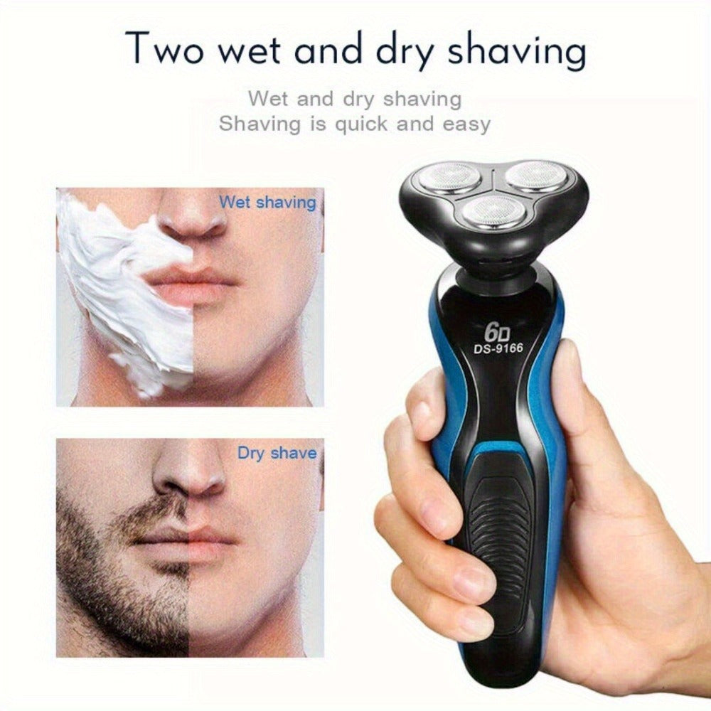 Electric Shaver for Men 4-in-1 ¨C USB Rechargeable Electric Razor & Beard Trimmer Kit for Wet & Dry Shaving, Portable Grooming Set, Perfect Father's Day Gift for Dad, Husband & Male Friends