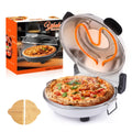 Indoor Pizza Oven Countertop ¨C 12-Inch Electric Pizza Maker Machine for Home Kitchen, Heats Up to 800¡ãF, Fast Baking Grill Oven with Even Heat Distribution, White