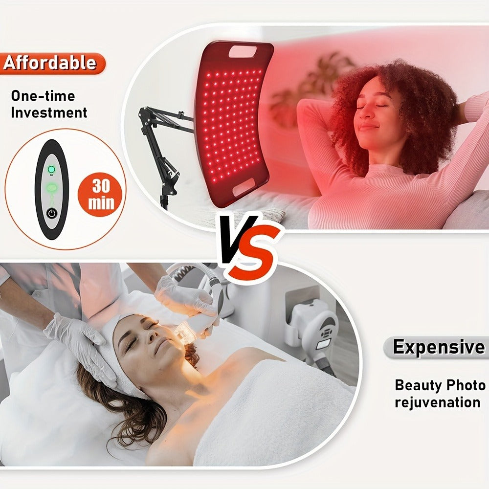 Red Light Therapy for Face & Body ¨C 660nm Red Light & 850nm Infrared LED Lamp with Stand, Skin Rejuvenation, Anti-Aging & Pain Relief Device, Self-Care Gift for Women & Men, Birthday & Holiday Gift