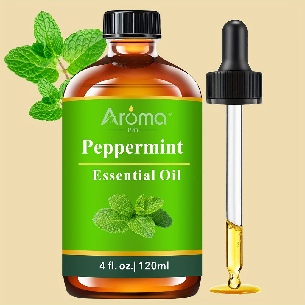 Pure Essential Oils 4oz Lavender Tea Tree Eucalyptus Peppermint Lemon Frankincense Sweet Orange for Diffuser Humidifier Soap Candle Making Body Oil Aromatherapy