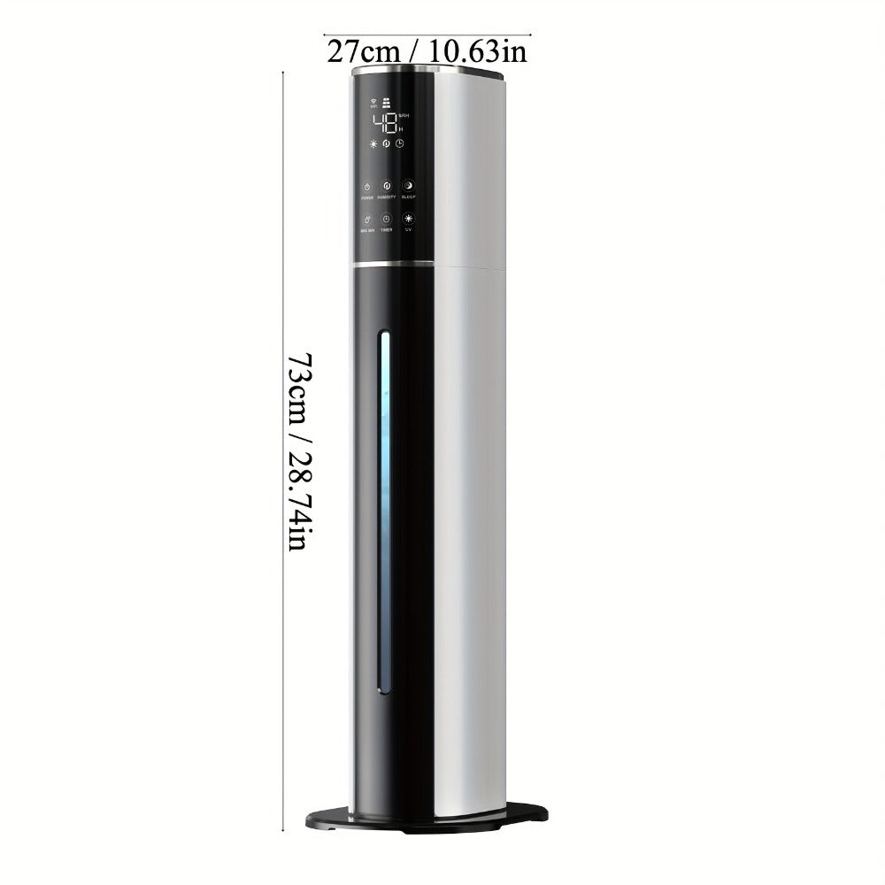 Cool Mist Humidifier 2.4 Gallon Top Fill with Smart Humidity Control Sleep Mode Soundwave Technology for Large Rooms Bedroom Office Plants 600ft2