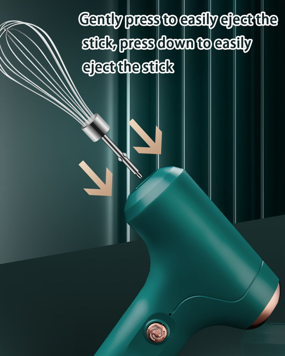 Cordless Electric Egg Beater & Cream Whipper - Handheld Stand-Up Portable Mixer for Cake Baking, Ice Cream & Whipping, Rechargeable Wireless Kitchen Mixer, Holiday Gift for Home Bakers