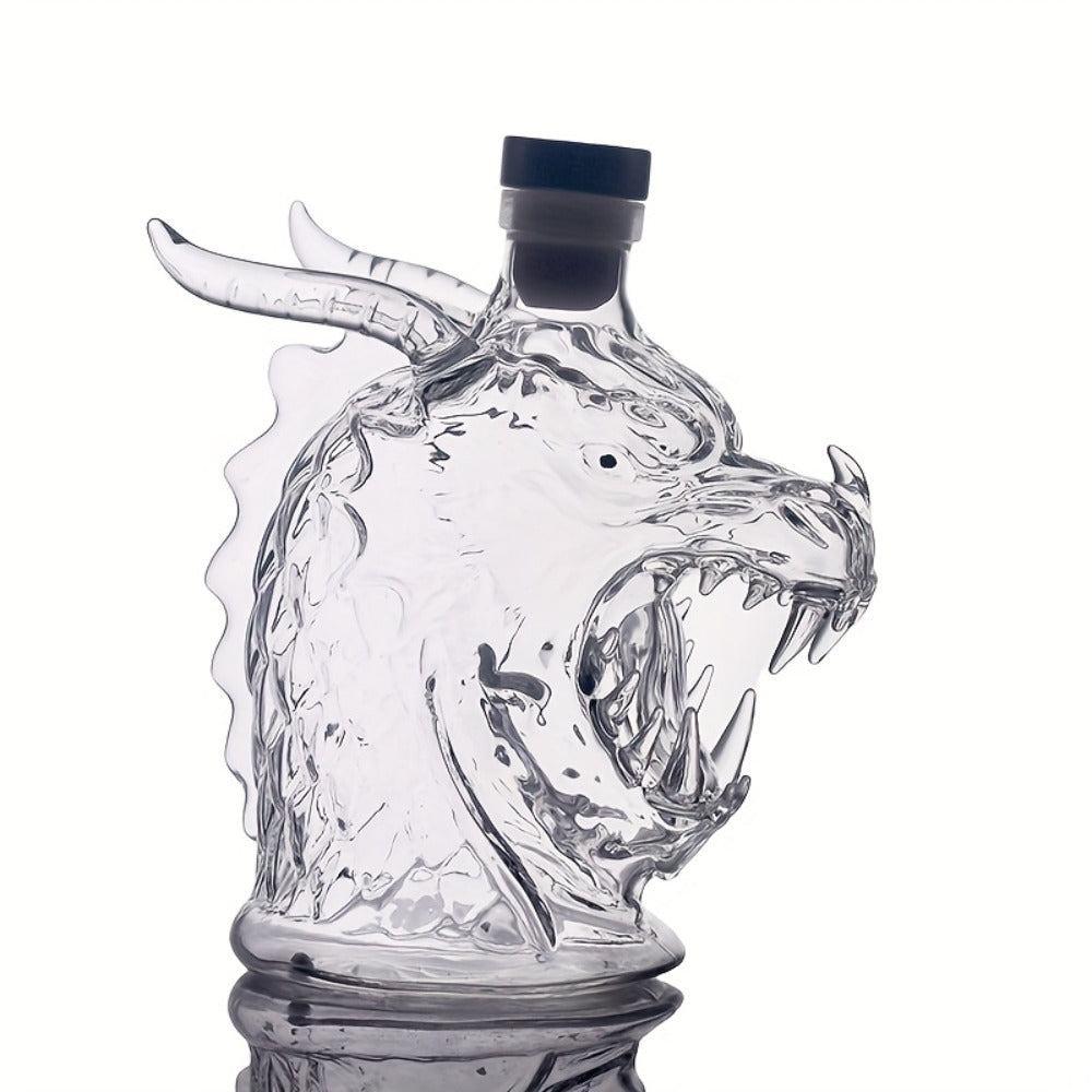 Wine Decanter 3D Faucet Design Whiskey Bottle 10oz Unique Home Bar Decor Gift for Christmas New Year Restaurant Housewarming Present