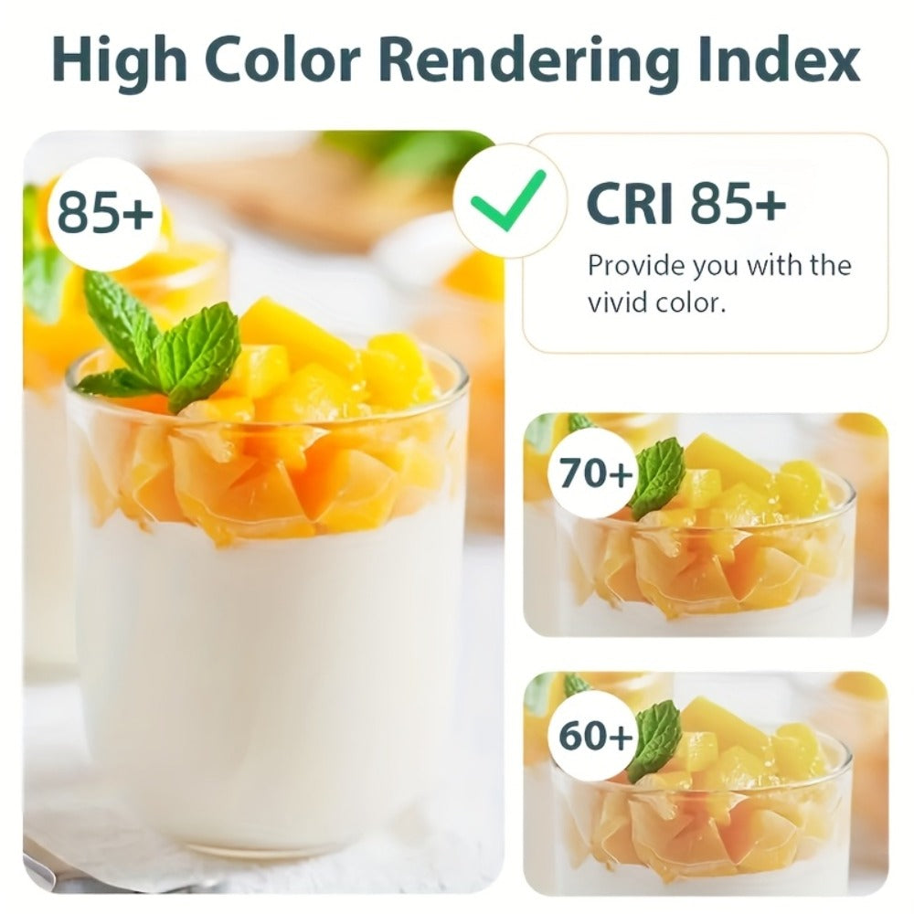 A19 LED Light Bulb 14W 1100 Lumens 4500K Daylight White 85+ CRI Non-Dimmable ¨C E26 Base No Flicker High Brightness Bulb for Home Bedroom Office Kitchen Living Room Lamp, 6 Pack