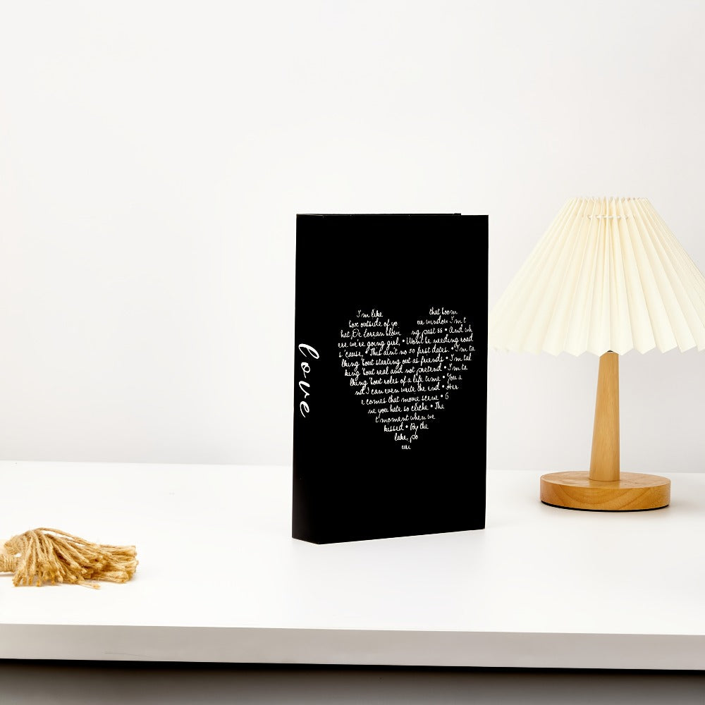 Faux Books Decor Set of 3, Fake Decorative Books for Home Decor Shelf Styling, Industrial Style Artificial Book Props, Modern Minimalist Bookshelf Decoration for Living Room Office