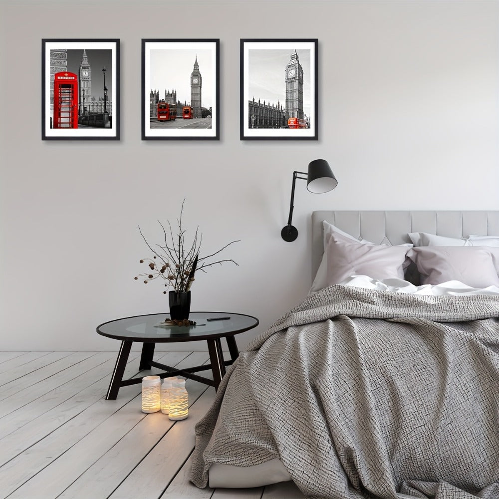 Wall Photo Frames Set of 3 ¨C 12x16 Inch Picture Frames for Wall Display, Multiple Colors, Hallway & Living Room Decor, Gift-Ready