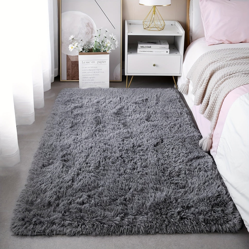 Shaggy Area Rug Soft Plush Fuzzy Carpet Non-Slip Tie-Dye Design for Bedroom Living Room Nursery Dorm ¡ª Pet Friendly Machine Washable Multiple Sizes & Colors