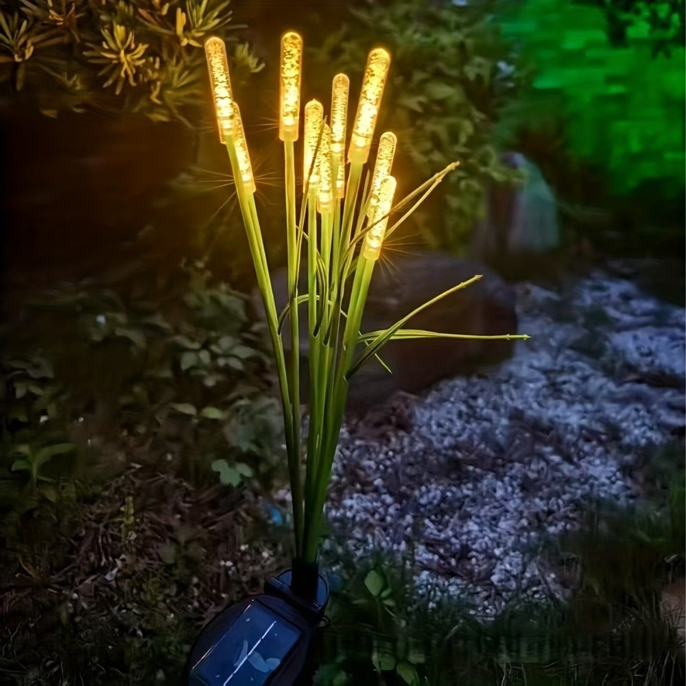 Solar Reed Lights Outdoor Garden Stake Lights LED IP54 Waterproof Rechargeable Lithium Battery Pond Terrace Patio Decor Warm White Colorful 1pc 2pcs
