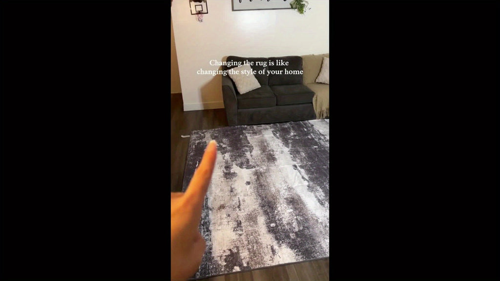 Area Rugs for Living Room Bedroom Machine Washable Non-Slip Backing Large Soft Floor Carpet Modern Abstract Design for Dining Room Home Decor