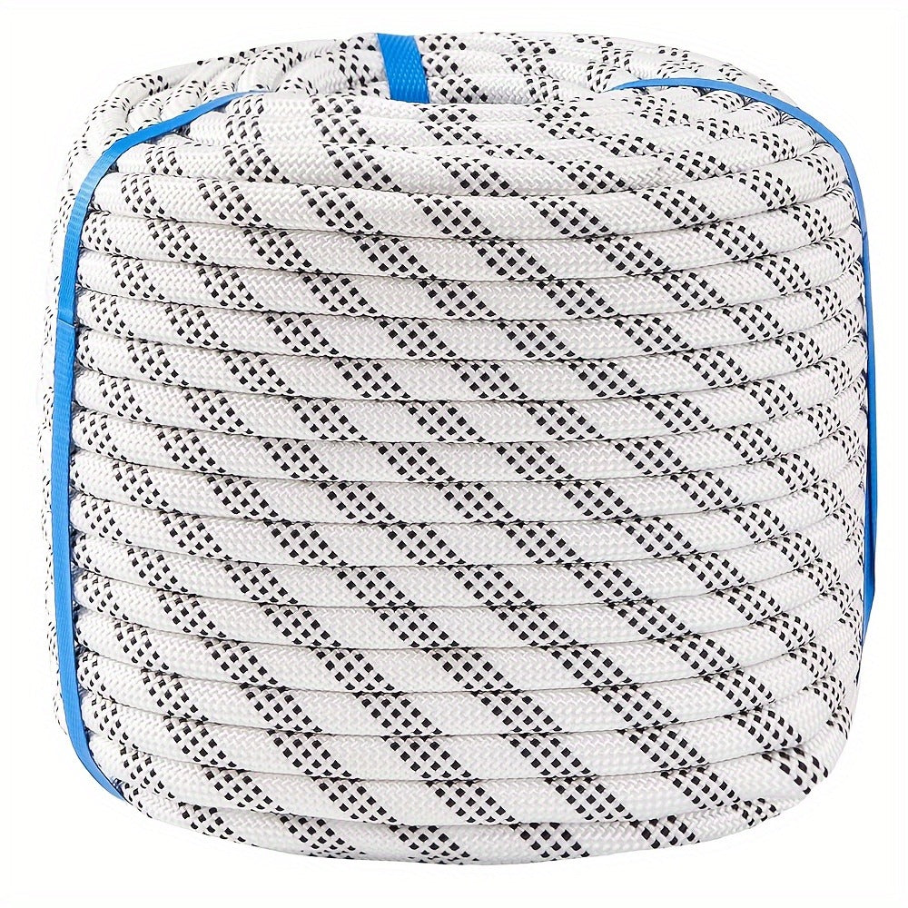 Double Braided Nylon Rope 1/2 Inch Heavy Duty Polyester ¨C 100ft 150ft 200ft Multi-Color for Anchoring Towing Cargo Sailing Dock Lines & Outdoor Use