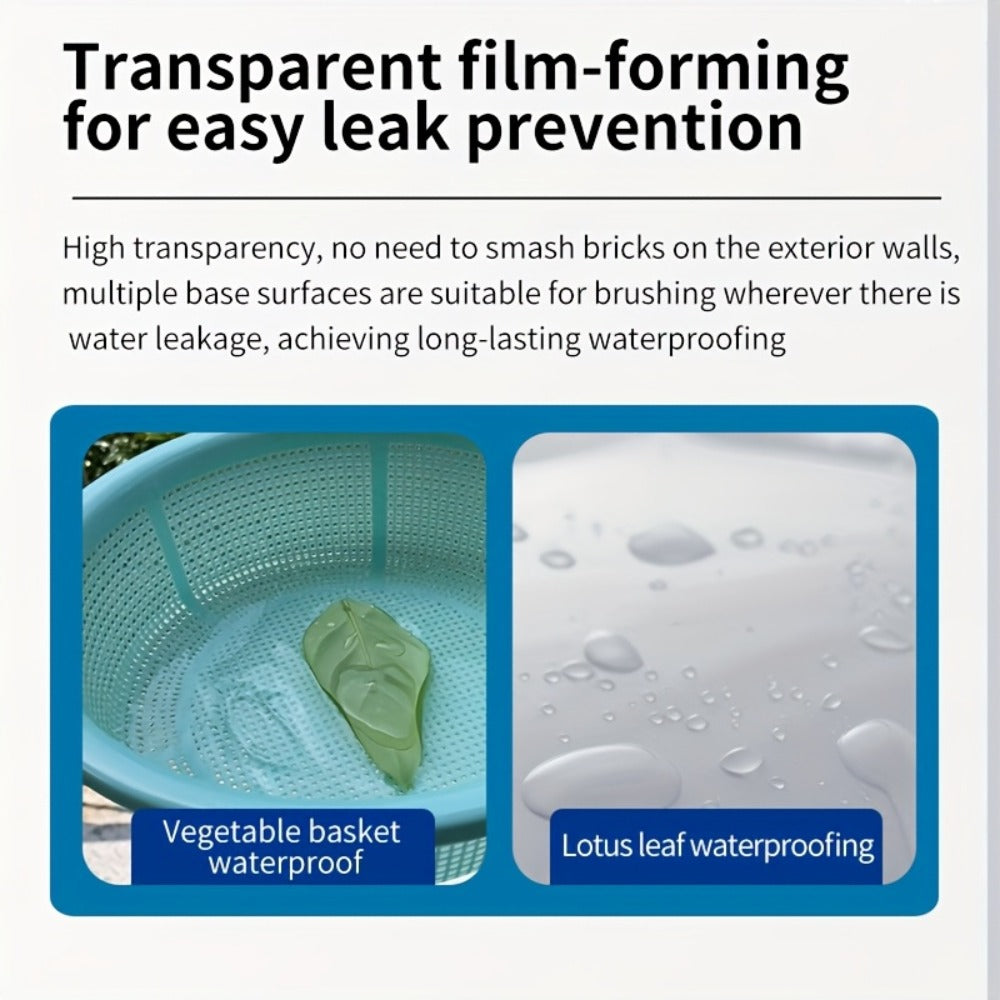 Waterproof Tile Glue 500g Transparent Leak Proof Sealant for Outdoor Terrace Bathroom Kitchen Floor Wall Tile Repair Adhesive Crack Filler