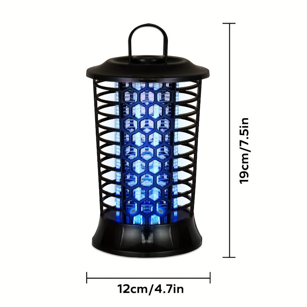 Indoor Bug Zapper Electric ¨C Powerful Mosquito Killer & Fly Zapper with Bug Collector Tray, Easy Clean, Silent Operation, Plug-In Insect Trap for Bedroom, Kitchen, Office & Home Use