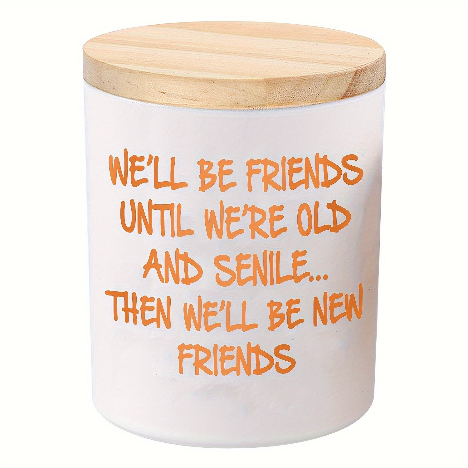 Lavender Soy Engraved Candle Friendship Gift for Women Birthday Christmas