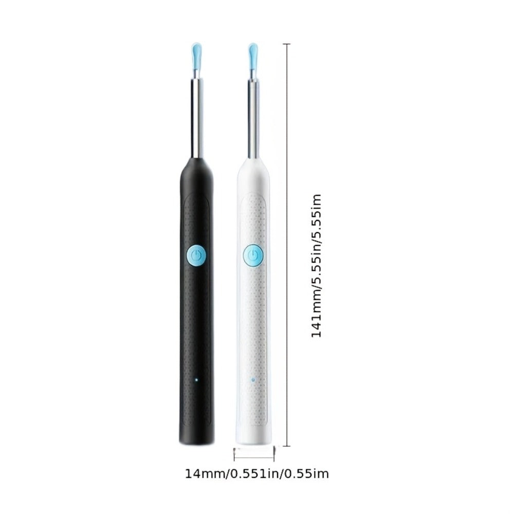 Visual Ear Pick Set 7-Piece Earwax Removal Tool with Camera and Light ¨C Ear Pick Covers Included, Compatible with All Smartphones, Safe Home Ear Cleaning Kit for Adults