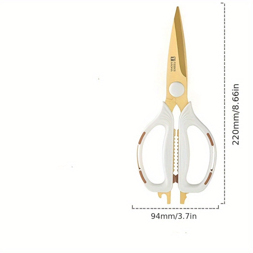 Heavy Duty Kitchen Scissors Multipurpose ¨C Sharp Rust-Proof Stainless Steel Shears for Meat Poultry Vegetables Herbs Fish, Professional Chef Scissors for Home Restaurant Office Outdoor