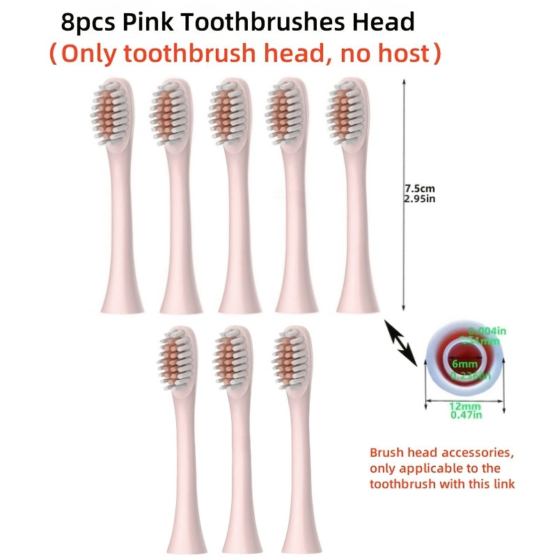 Rechargeable Electric Toothbrush with 6 Cleaning Modes & Smart Timer ¨C USB Sonic Toothbrush for Adults, Replacement Heads Included, 3 Colors, Whitens Teeth & Protects Gums, Great Family Gift