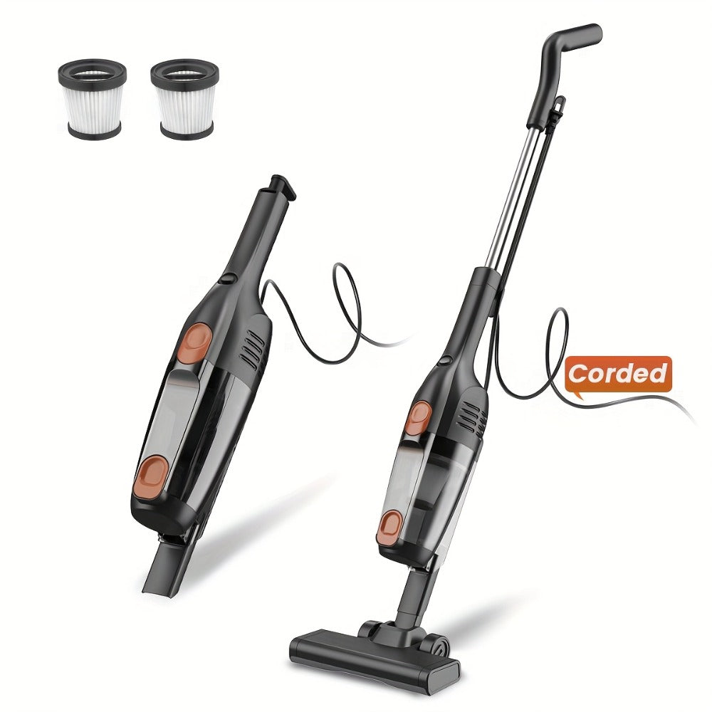 Cordless Stick Vacuum 30KPa 600W Motor 68oz Bagless Upright Lightweight Vacuum Cleaner for House Car Hard Floor Carpet Pet Hair Multi-Color