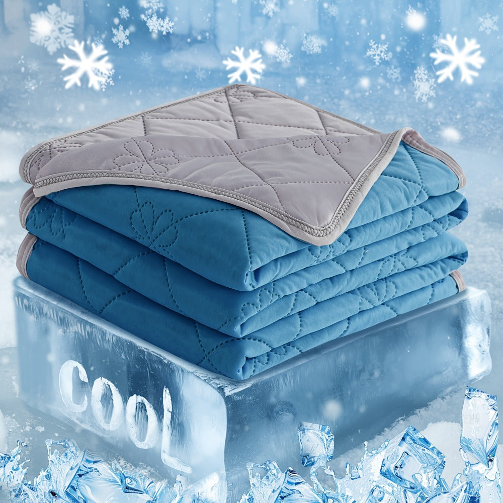 Ultrasonic Embossed Cooling Blanket ¨C 100% Polyester Summer Throw, Breathable Lightweight for Hot Sleepers, Machine Washable, 6 Colors