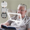 Hands-Free Magnifier with Light ¨C 43 LED Full Page Lighted Magnifier for Reading, Flexible Gooseneck Stand, Battery Powered Magnifying Glass for Seniors & Low Vision
