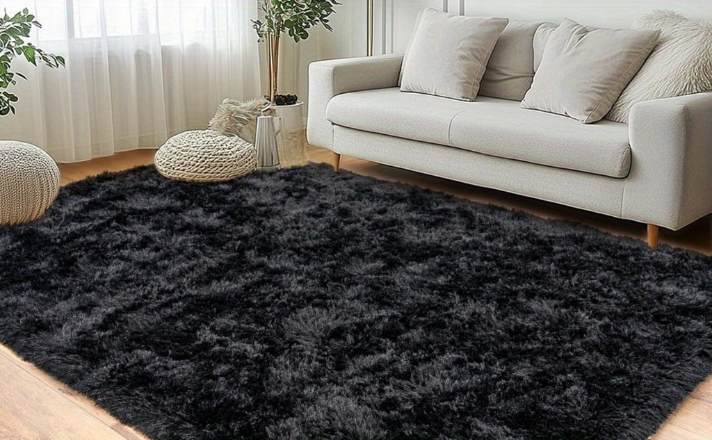 Fluffy Shag Area Rug 8x10 Feet ¨C Ultra Soft Plush Non-Slip Large Living Room Rug, Fuzzy Bedroom Carpet for Teen Dorm, Study Room & Home Decor ¨C Multiple Colors