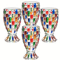 Colored Champagne Flutes Set of 4 or 8 Cocktail Glasses Sparkling Wine Glasses Non-Slip Bubbly Glasses for Birthday Wedding Christmas Valentine Party Gift