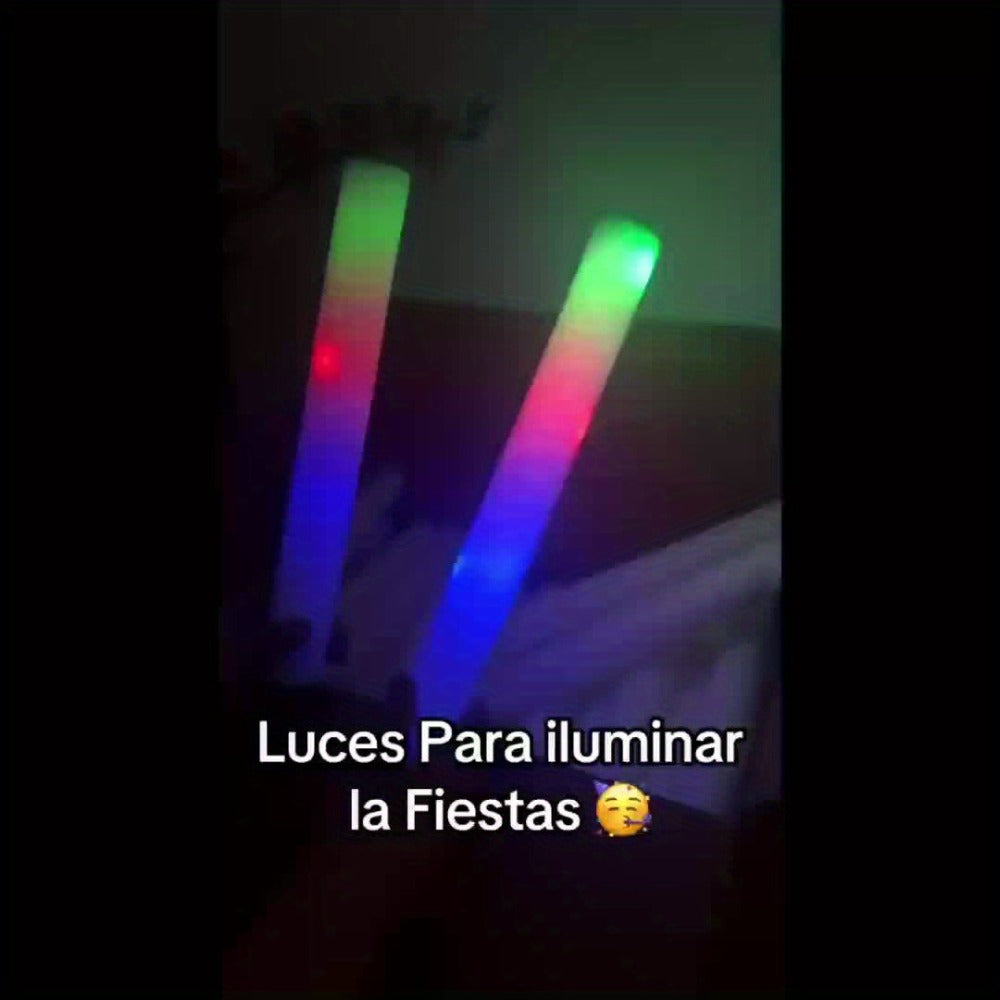 LED Glow Sticks Party Set ¨C Foam Glow Sticks with 3 Light Modes, Glow Glasses, Headbands & Finger Lights for Rave, Wedding, Birthday, Concert, Halloween, Christmas & New Year Party Supplies, 11/36/52pcs