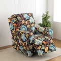 Tie Dye Lounge Chair Cover Set of 4 High Elasticity with Side Pockets Printed Stretch Chair Slipcover Pet Friendly for Bedroom Office Living Room Holiday Decor