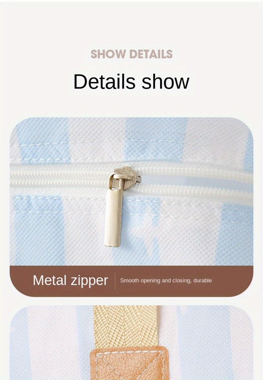 Large Capacity Moisture-Proof Storage Bag for Blankets, Clothes & Bedding ¨C Extra Large Organizer Bag for Moving, Travel & Dorm | Waterproof, Zippered, Space Saving Storage Solution