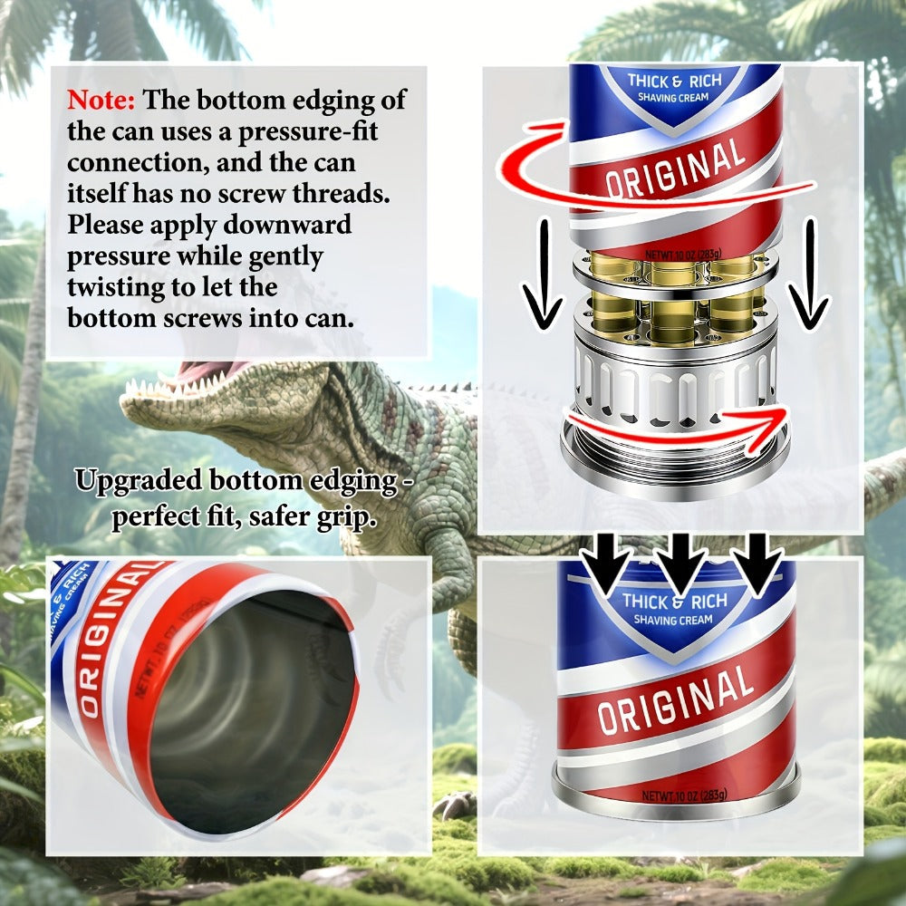 Dinosaur DNA Cryo Canister with Pop-Up Test Tube Rack - 10 DNA Sample Tubes, Movie Prop Replica, Collectible Dinosaur Gift for Fans & Collectors, Themed Party Tabletop Decor, Christmas Halloween Gift