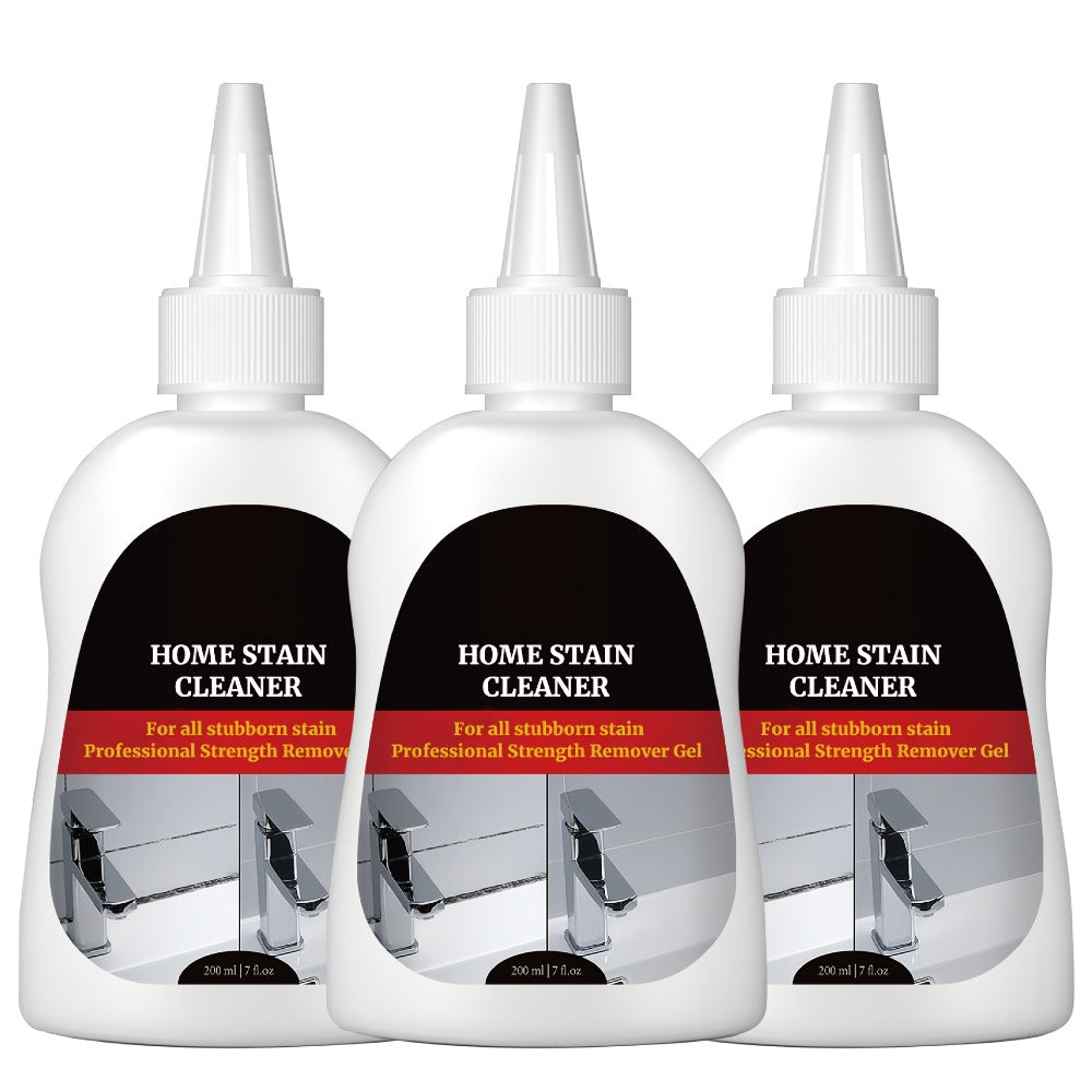 Black Stain Cleaner Gel 7 fl oz (200ml), Heavy Duty Cleaning Gel for Washing Machine, Refrigerator, Grout, Sink, Shower, Bathtub, Oven & Dishwasher ¨C Powerful Formula, Safe for Delicate Surfaces, No Harsh Fumes