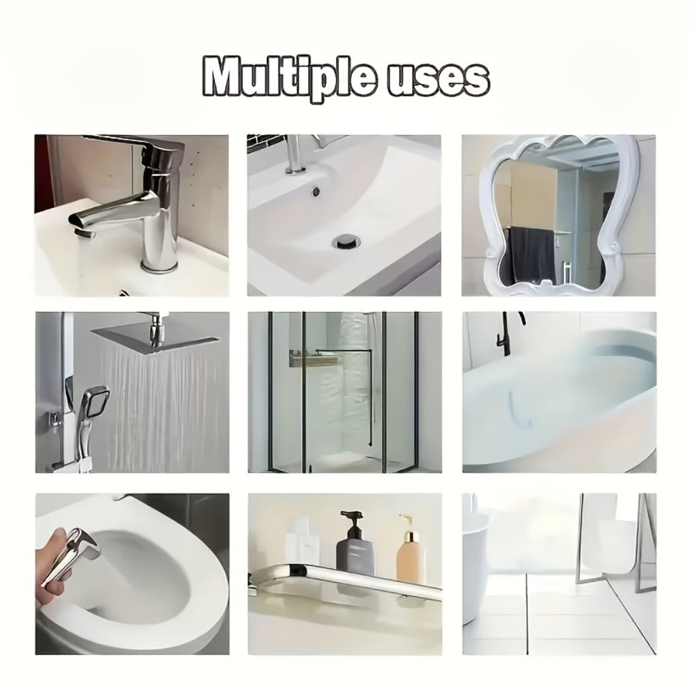 Glass Cleaner Spray Streak-Free Shine Removes Hard Water Stains Soap Scum Water Spots for Shower Doors Mirrors Bathroom Tiles Windows Powerful Bathroom Glass Cleaner Easy Spray Formula