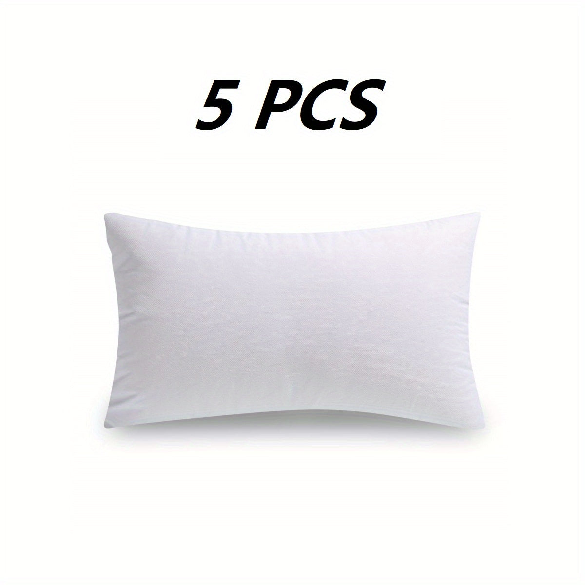 Pillow Insert Hypoallergenic High Elastic Fluffy Fill, Thick Sofa Cushion Filler Universal Replacement Inner Core for Throw Pillow Couch Cushion Decorative Pillow Multiple Sizes White