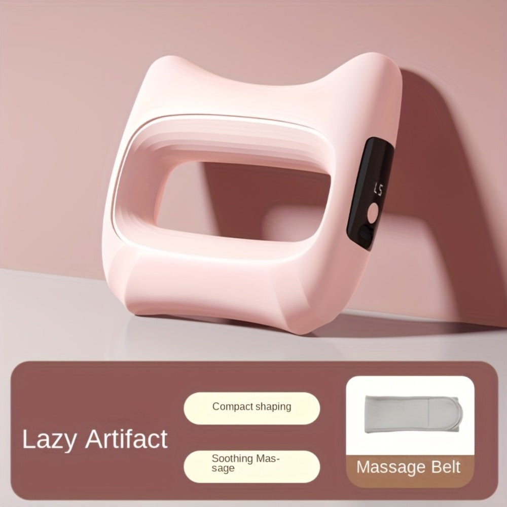Massage Ring Fascia Massager ¨C Mini Neck Waist & Full Body Muscle Relaxing Ring with Massage Belt, Multi-Function Fitness Relaxation Tool for Back, Waist & Neck, Portable Gift for Men Women