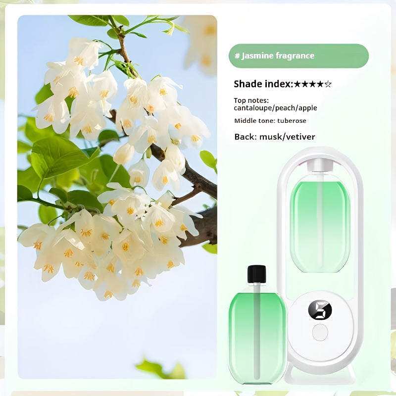Aromatherapy Diffuser with Essential Oils Included | 4.06oz Cute Portable Aroma Diffuser with LED Light for Office, Bedroom & Bathroom | Long-Lasting Home Fragrance Air Freshener Gift | 9 Scents