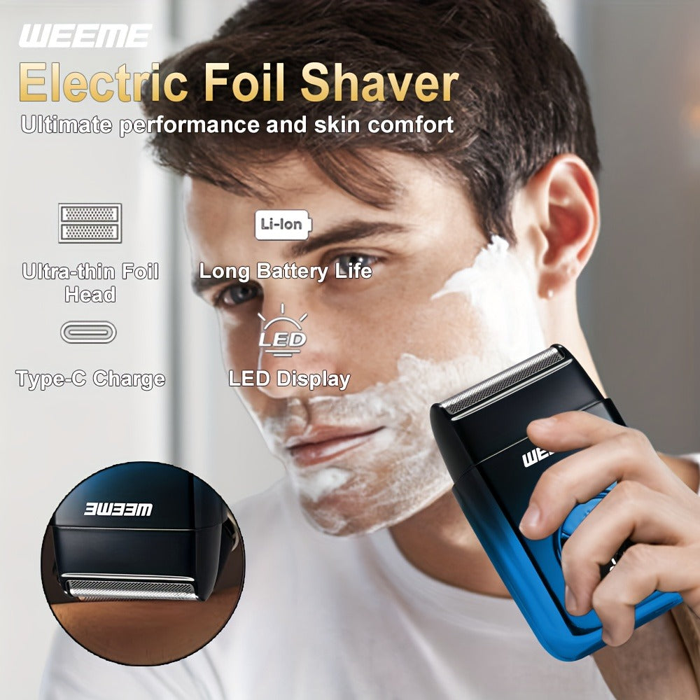 Men's Electric Hair Clipper Set USB Rechargeable with Nose Hair Trimmer & Shaver Wireless Professional Grooming Kit Father's Day Gift