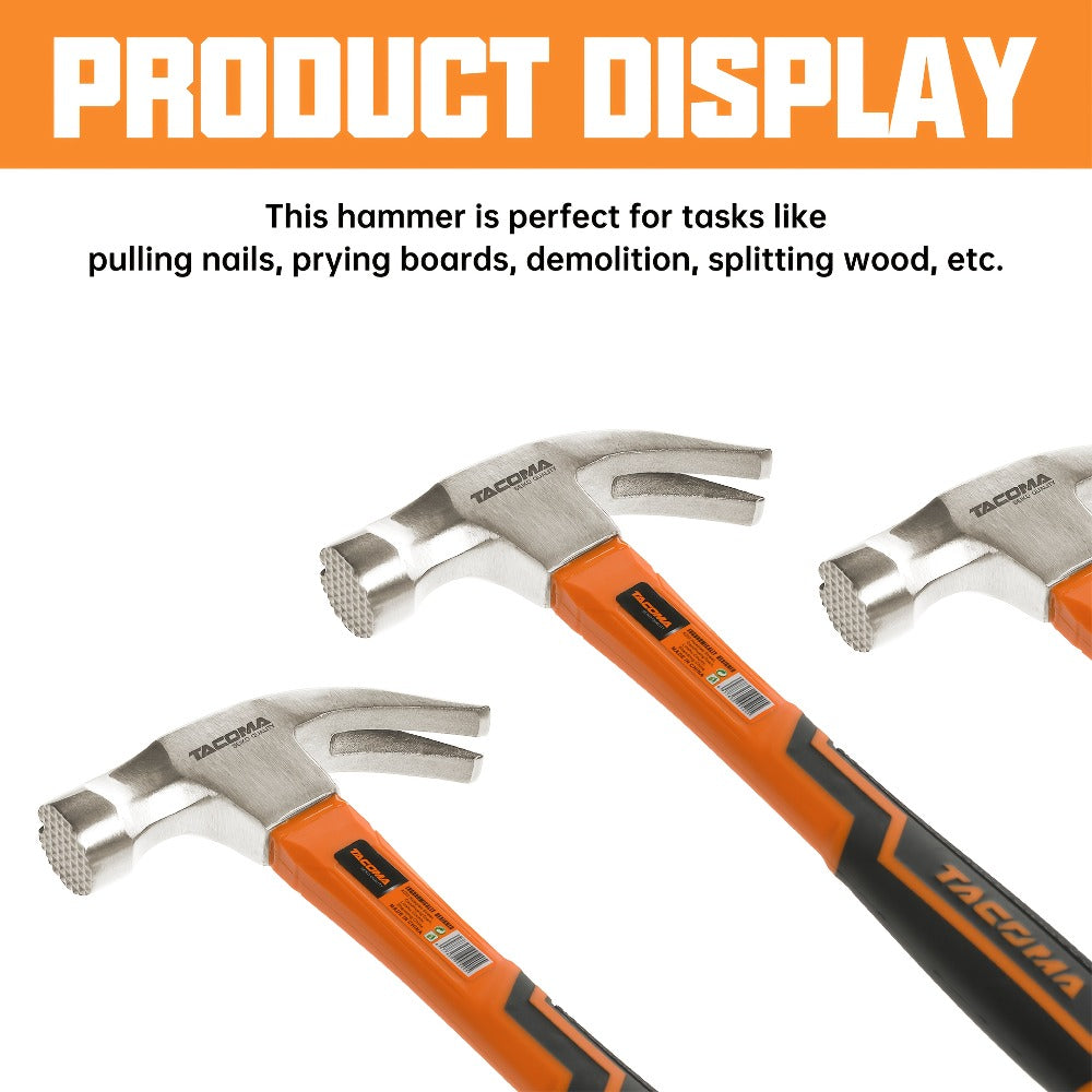 Claw Hammer & 700-Piece Nail Kit ¨C 8oz or 16oz Forged Steel Magnetic Hammer with Galvanized Picture Hanging & Finishing Nails, Home Repair & DIY Wall Hanging Tool Set