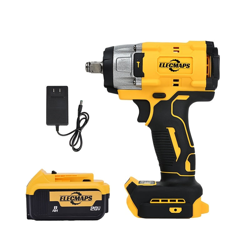Cordless Power Tool Combo Kit for Dewalt 20V Battery - Impact Wrench 1500Nm, Brushless Drill & Screwdriver Set for Home Repair & Construction