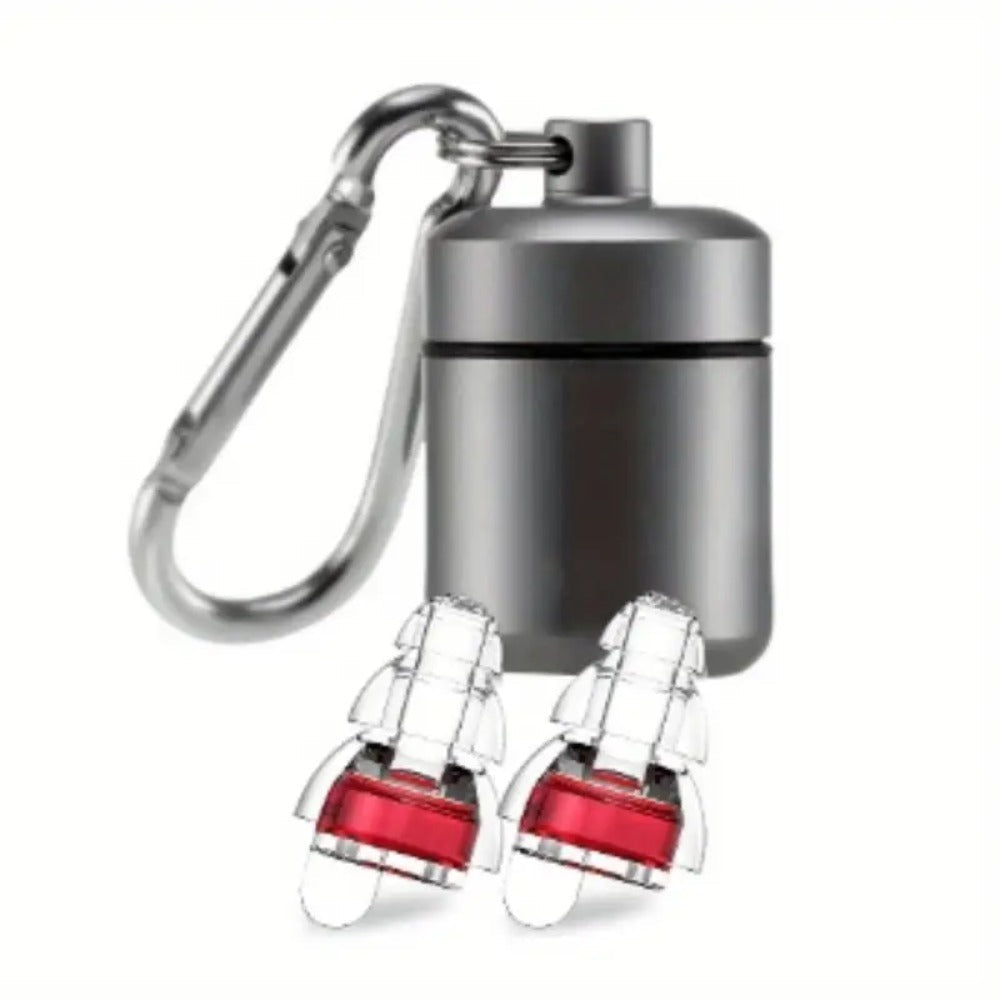 High Fidelity Earplugs for Concerts Musicians 24dB Noise Reduction ¨C Advanced Filter Technology Ear Protection for Music Festivals, DJs, Nightclub, Drummers, Professional Work and Industrial Use