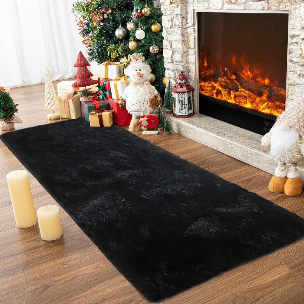 Tie-Dye Shaggy Fluffy Area Rug Non-Slip Machine Washable ¨C Soft Plush Fuzzy Carpet for Bedroom, Living Room, Hallway & Dorm ¨C 6 Colors, 4 Sizes: 2x6, 3x5, 6x9, 8x10 Ft
