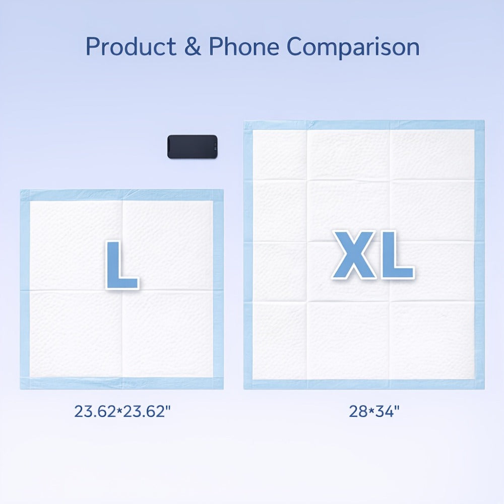 Disposable Incontinence Bed Pads for Adults and Elderly Thickened Highly Absorbent Leak-Proof Underpads Adult Care Pads Protective Sheets for Elderly Bedding Pet Potty Training Pads 50 to 300 Pieces