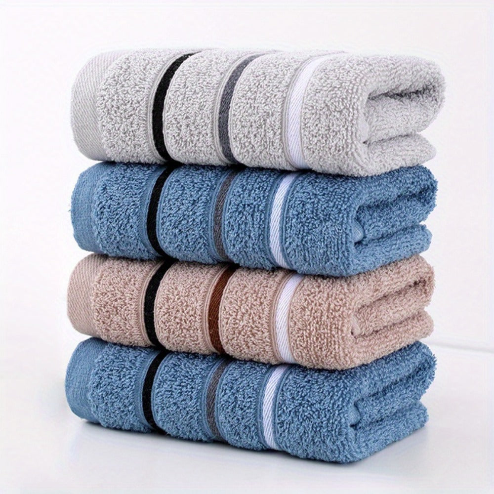 Washcloths 2 Pack Premium Soft Absorbent 102GSM Knit Fabric Face Towels Quick Dry Multipurpose Bath Washcloths for Body Face Kitchen Random Color Holiday Gift