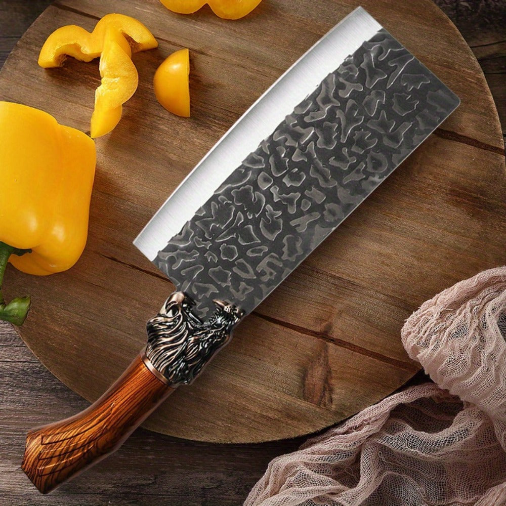 Kitchen Knife Set 3/7pc Professional Chef Knife Set with Butcher Boning Scissors | Stainless Steel Cooking Knives for Home Hotel Camping