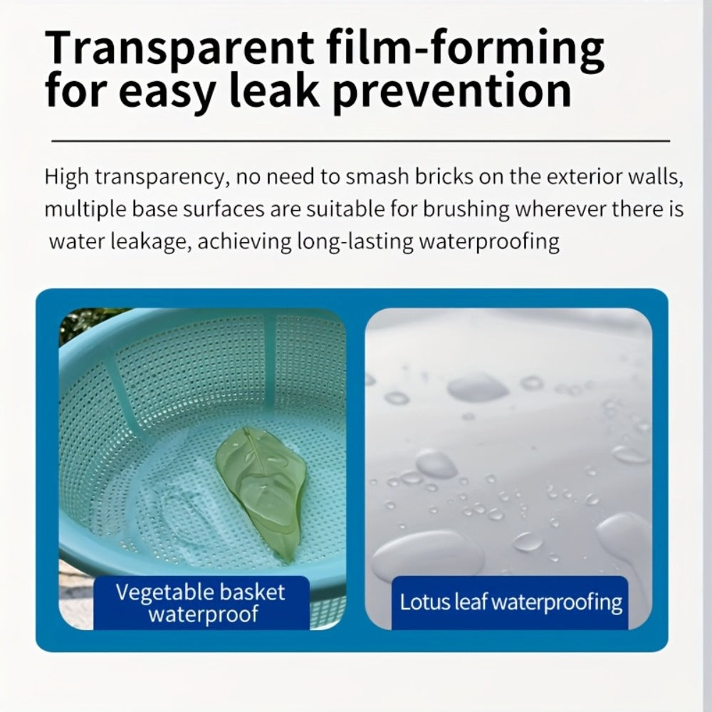 Waterproof Tile Glue 500g Transparent Leak Proof Sealant for Outdoor Terrace Bathroom Kitchen Floor Wall Tile Repair Adhesive Crack Filler