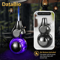 Torch Lighter Windproof Refillable Butane Aluminum Alloy Mini Portable Flashlight Lighter Rocker Ignition Transparent Gas Window Candle Campfire Camping Gift Black Orange White