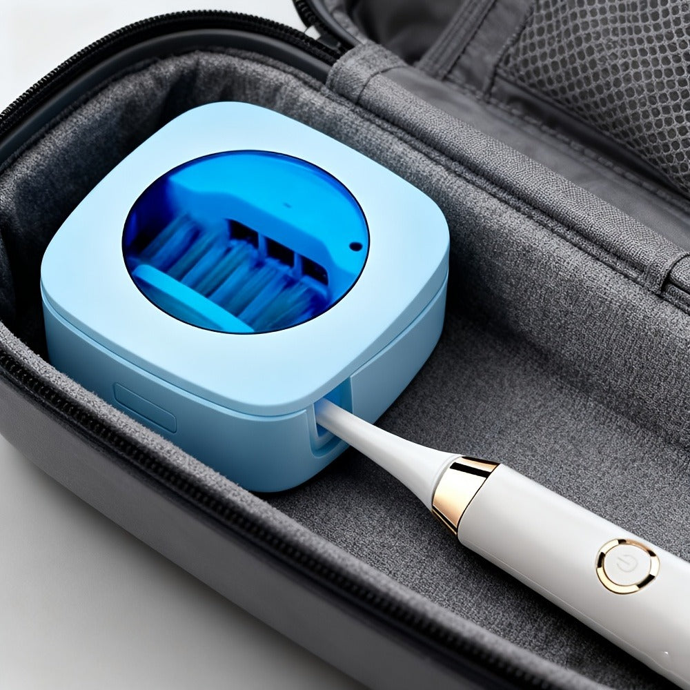 Toothbrush Case USB Rechargeable ¨C 200mAh Battery Compact Portable Toothbrush Protective Cover for Travel, Perfect Gift for Family & Friends on Christmas, Mother's Day & Father's Day, 4 Colors
