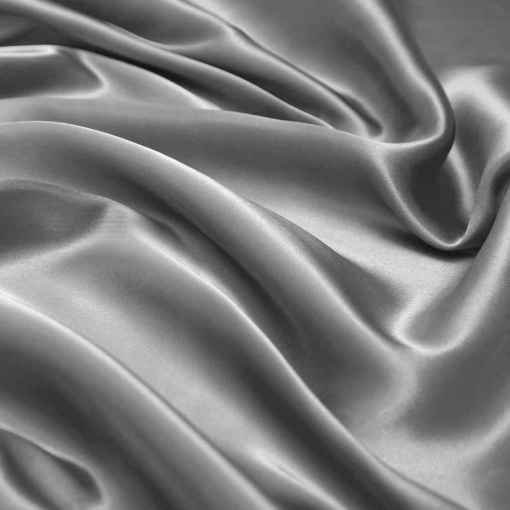 Satin Bed Sheet Set 4 Pcs ¨C Luxury Silky Smooth Hotel-Quality Bedding, Wrinkle-Free Deep Pocket Fitted Sheet, All-Season Elegant Satin Sheets ¨C Twin, Full, Queen & King, Multiple Colors