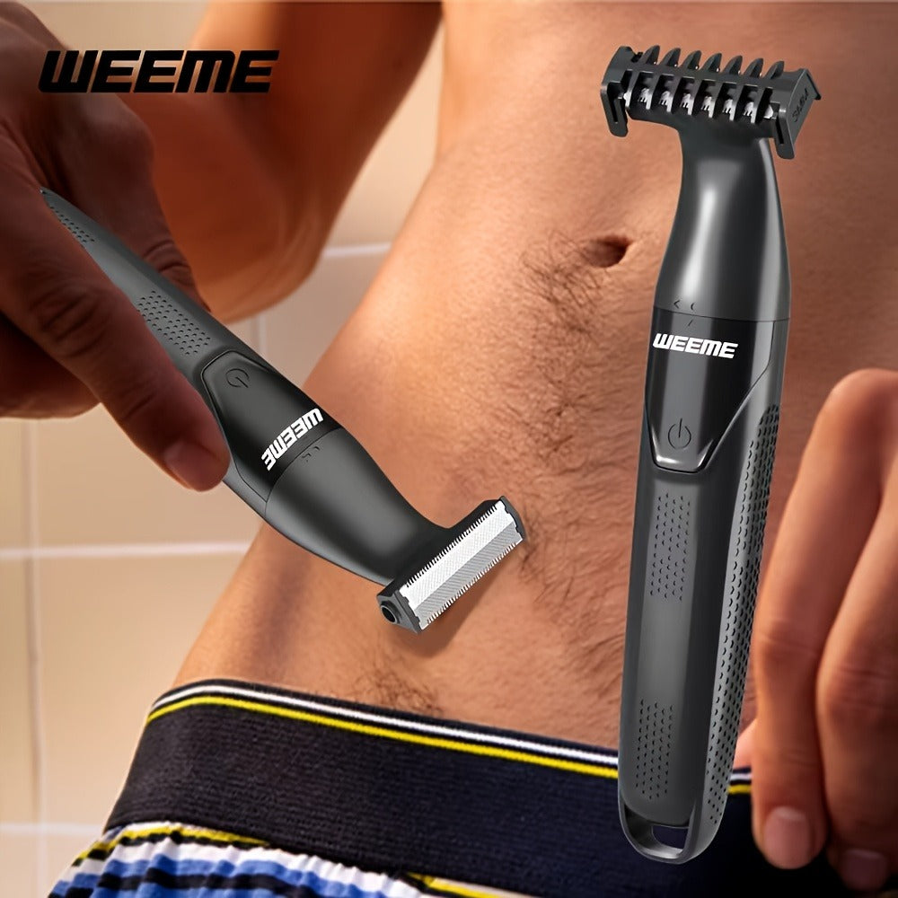 Electric Epilator & Hair Removal Device 3-in-1 for Men & Women - Painless Shaver Trimmer for Underarms Legs Arms Bikini Line Sensitive Areas, USB Rechargeable Personal Care Grooming Tool