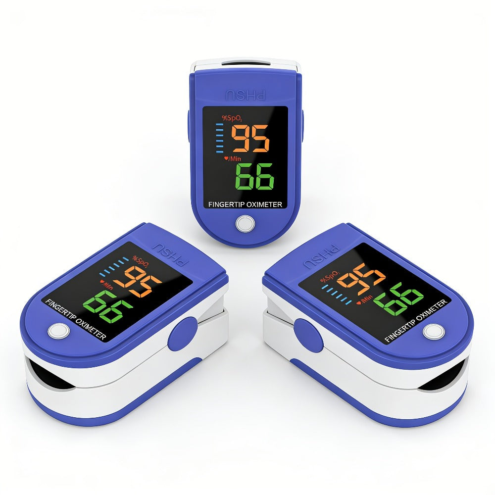 Finger Pulse Oximeter with Large Display, Athletic & Aviation Grade Blood Oxygen Saturation Monitor, Accurate SpO2 & Heart Rate Meter for Sports Fitness Home Health Monitoring ¨C Available in Sets