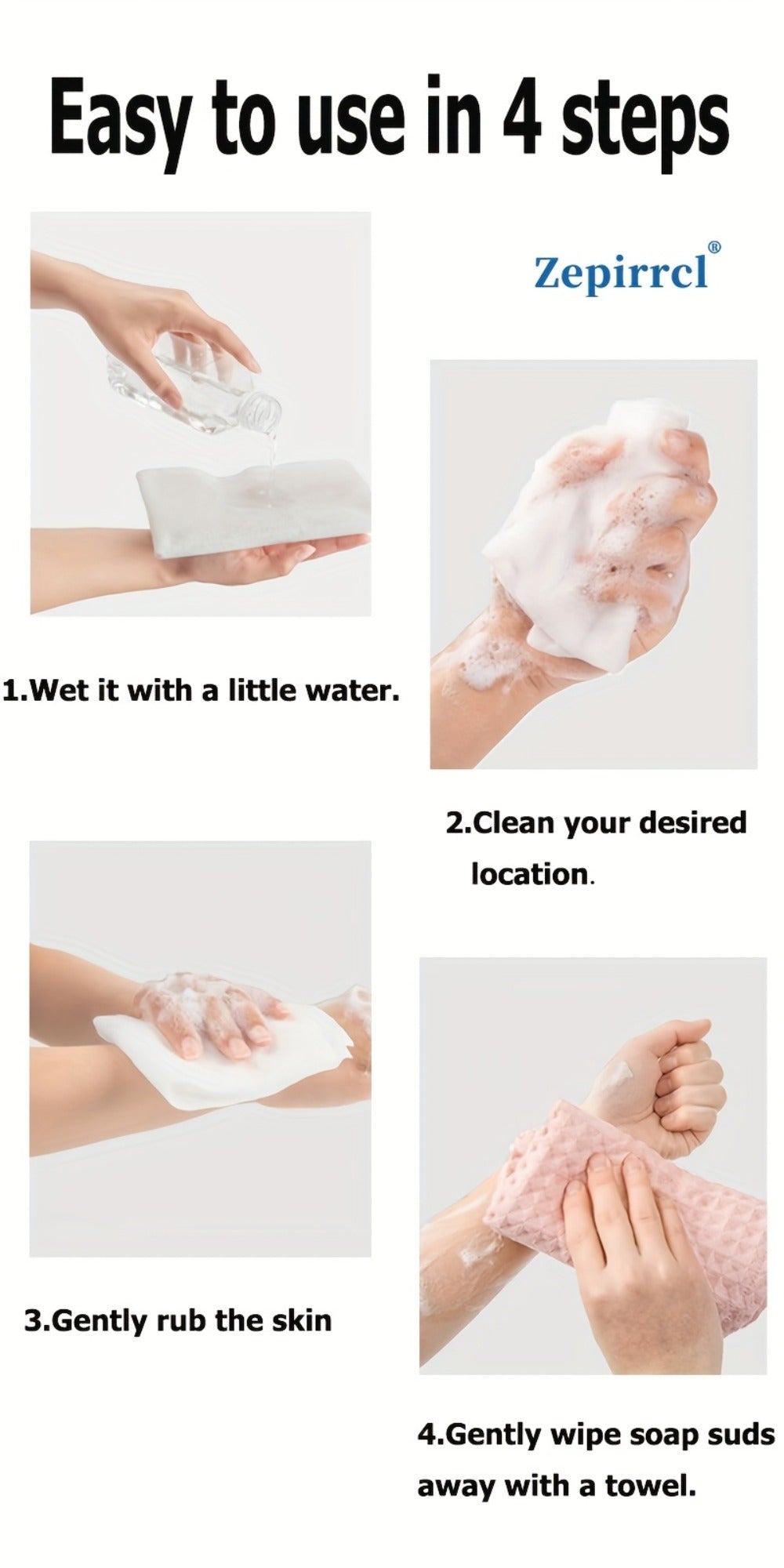 Disposable Bath Wipes No Rinse Body Wipes 11.81x11.81 Inch Large Shower Wipes for Travel Camping Outdoor Fitness Swimming Bedridden Adults Elderly Post Surgery Cleansing Wipes 50 or 125 Count