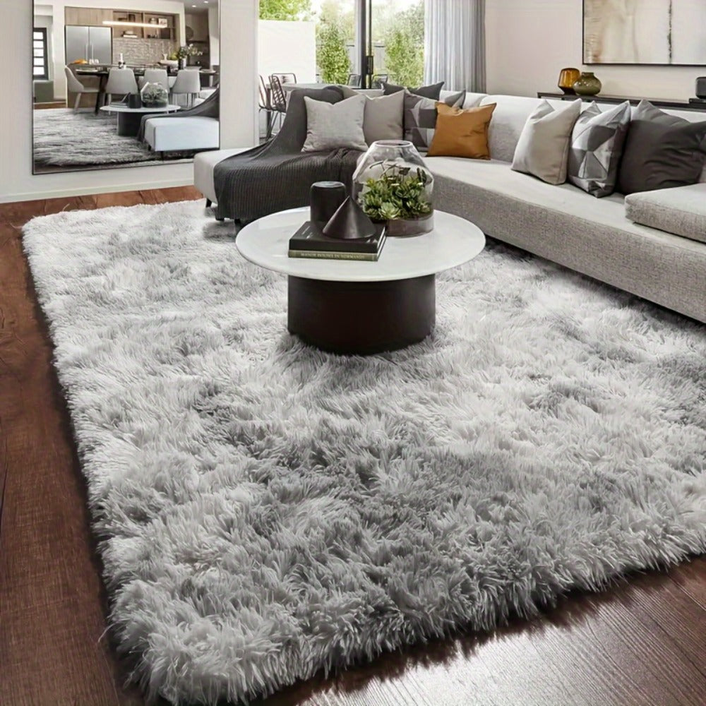 Non-Slip Area Rug Fluffy Soft Carpet - Modern Home Decor Floor Mat for Living Room, Bedroom, Kitchen & Bathroom | Easy Clean Cute Plush Rug in Multiple Colors & Sizes | Indoor Anti-Slip Floor Decoration